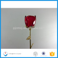 Durable con flor de cristal rosa de bajo precio